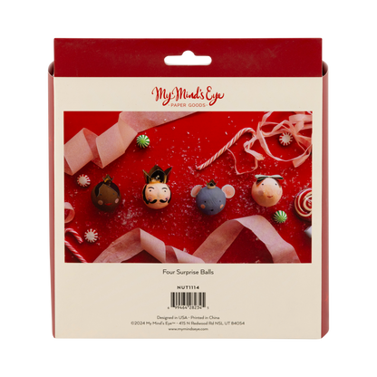 Nutcracker Surprise Balls - 4 pk