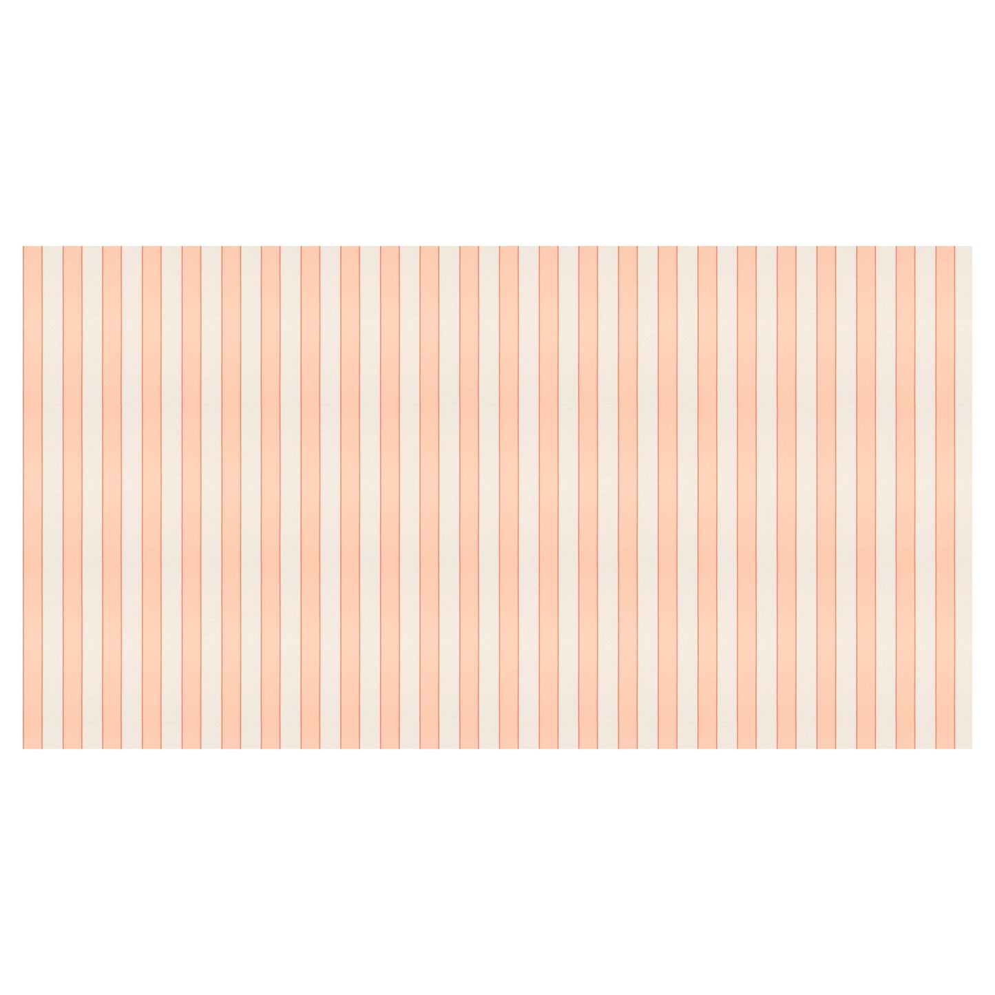 Peach Striped Paper Tablecloth - 1 pk
