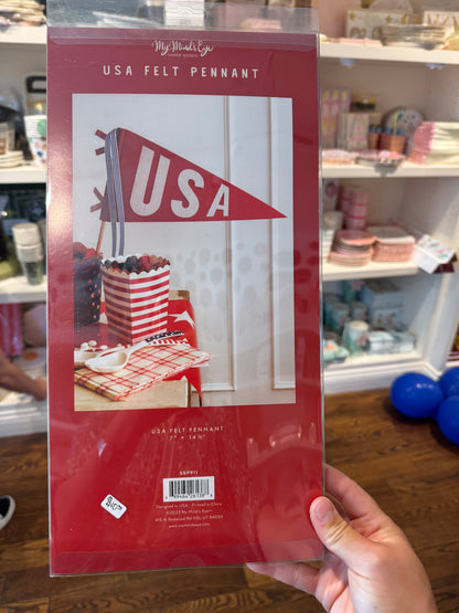 USA felt pennant