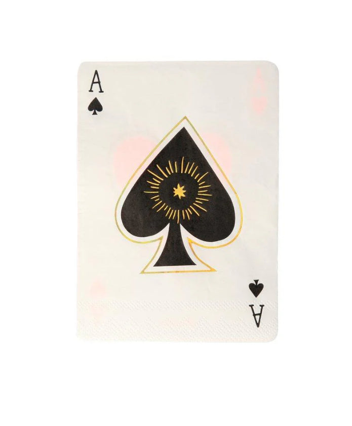 Magic playing cards napkins - meri Meri
