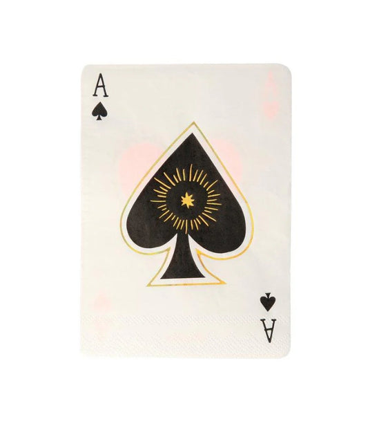 Magic playing cards napkins - meri Meri