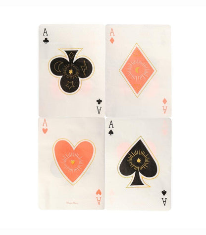 Magic playing cards napkins - meri Meri