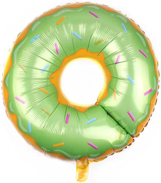 24" DONUT GREEN WITH SPRINKLES