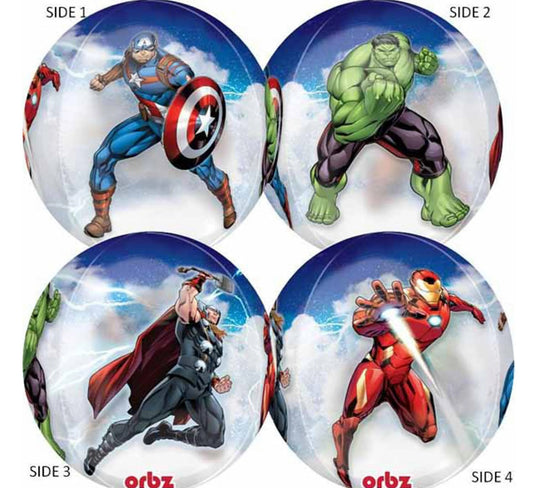 18” Avengers Orbz foil balloon