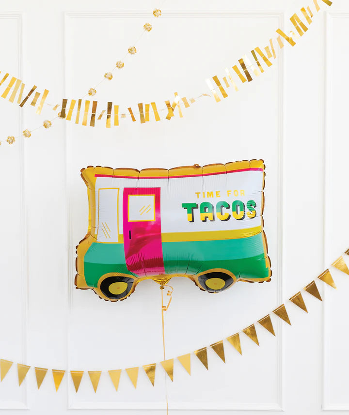 24" Taco Truck Shaped foil balloon