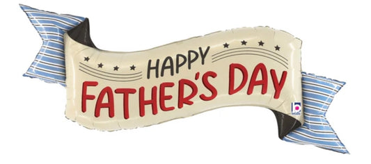 51" Foil Shape Father's Day Banner Foil Balloon