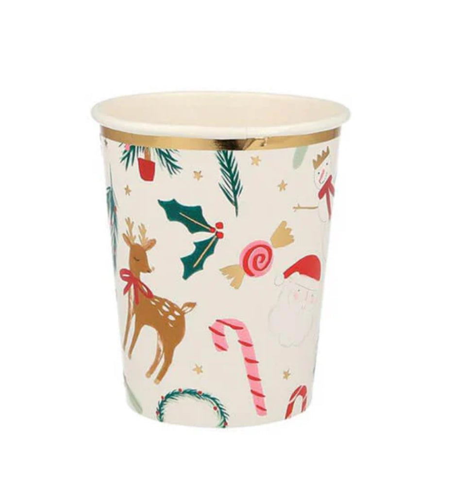 Christmas paper cups Meri Meri - 8 pk