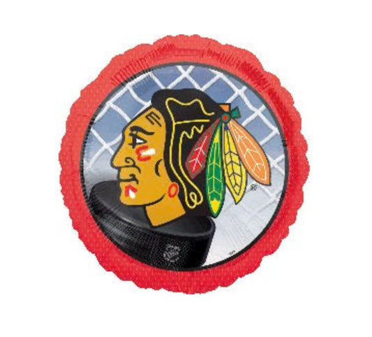 18inch NHL Chicago Blackhawks Hockey Foil Balloon