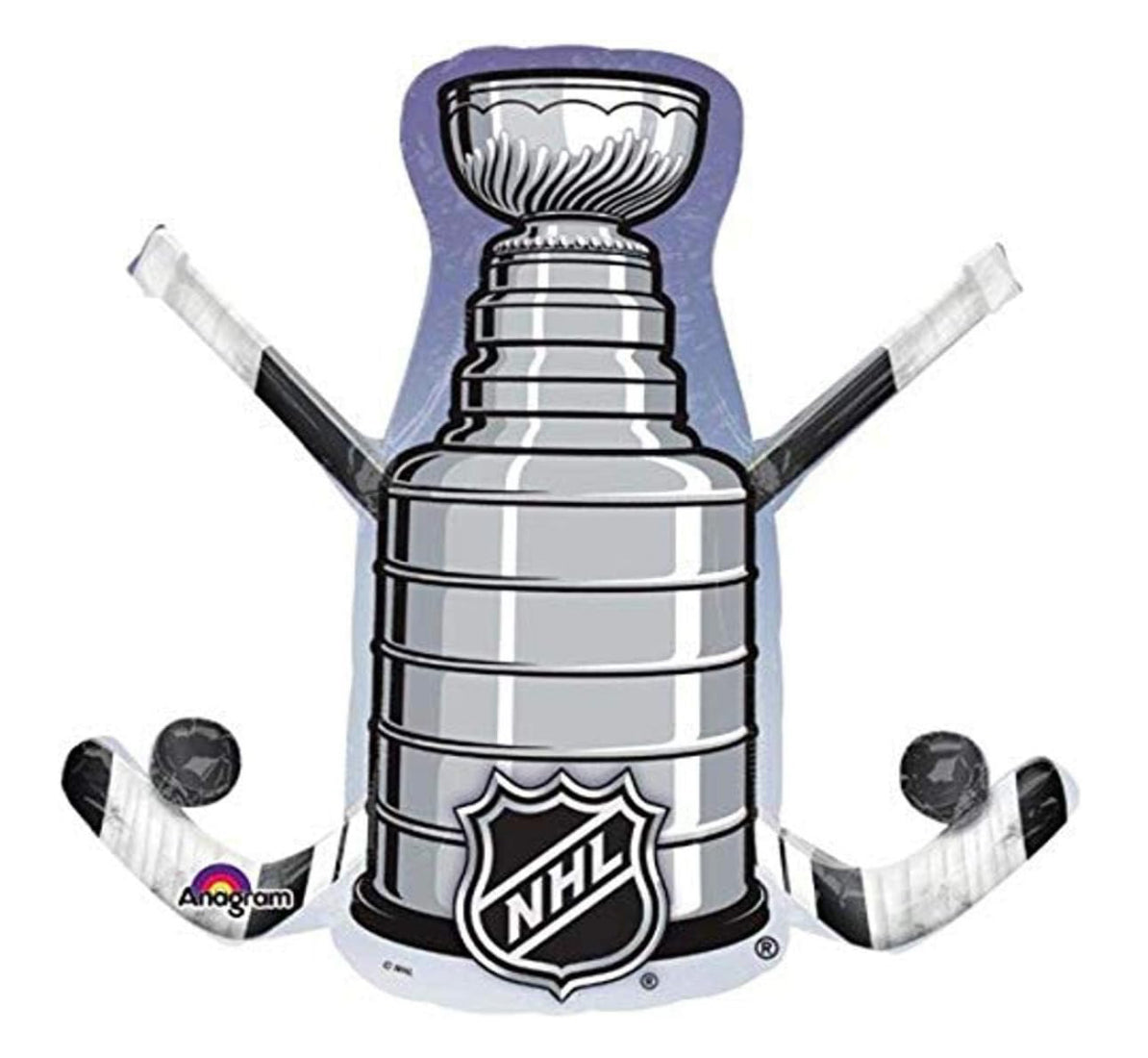 29" NHL Hockey Stanley Cup Stick & Puck Foil Balloon