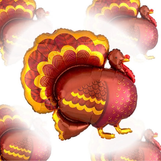 32" Fancy TURKEY Foil Balloon