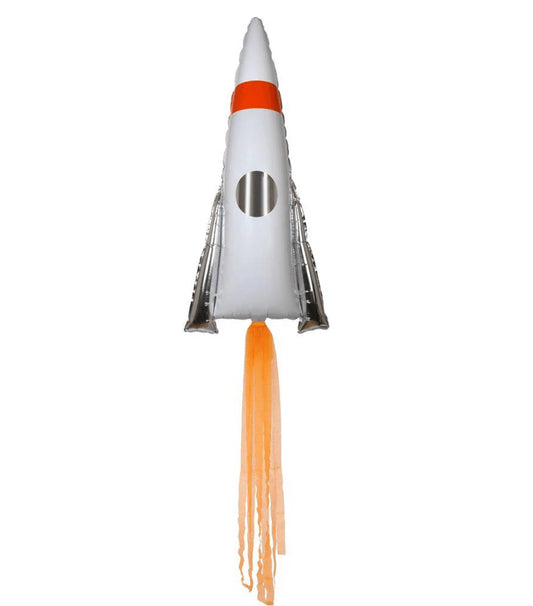 42" Space Rocket Foil Balloon Meri Meri