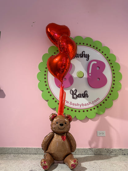 Happy Valentine’s bear and heart bundle