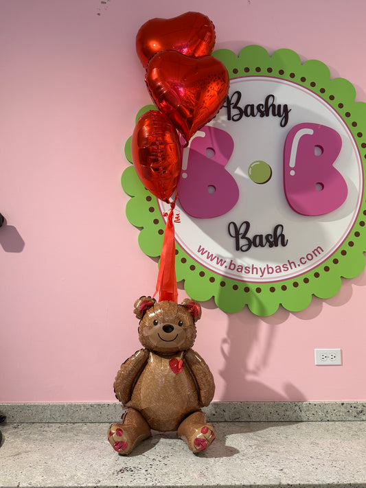 Happy Valentine’s bear and heart bundle