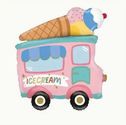 21" Ice cream car Balloon with helium