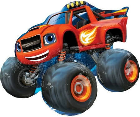 34" Monster truck foil balloon