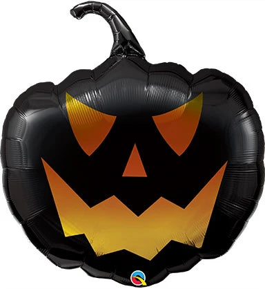 35" Black jack halloween pumpkin foil balloon