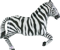 43" Zebra shape Foil Balloon