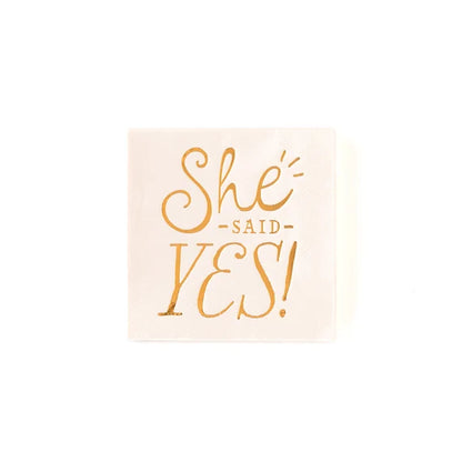 She said yes! Engagement Napkins - 18 Pk.