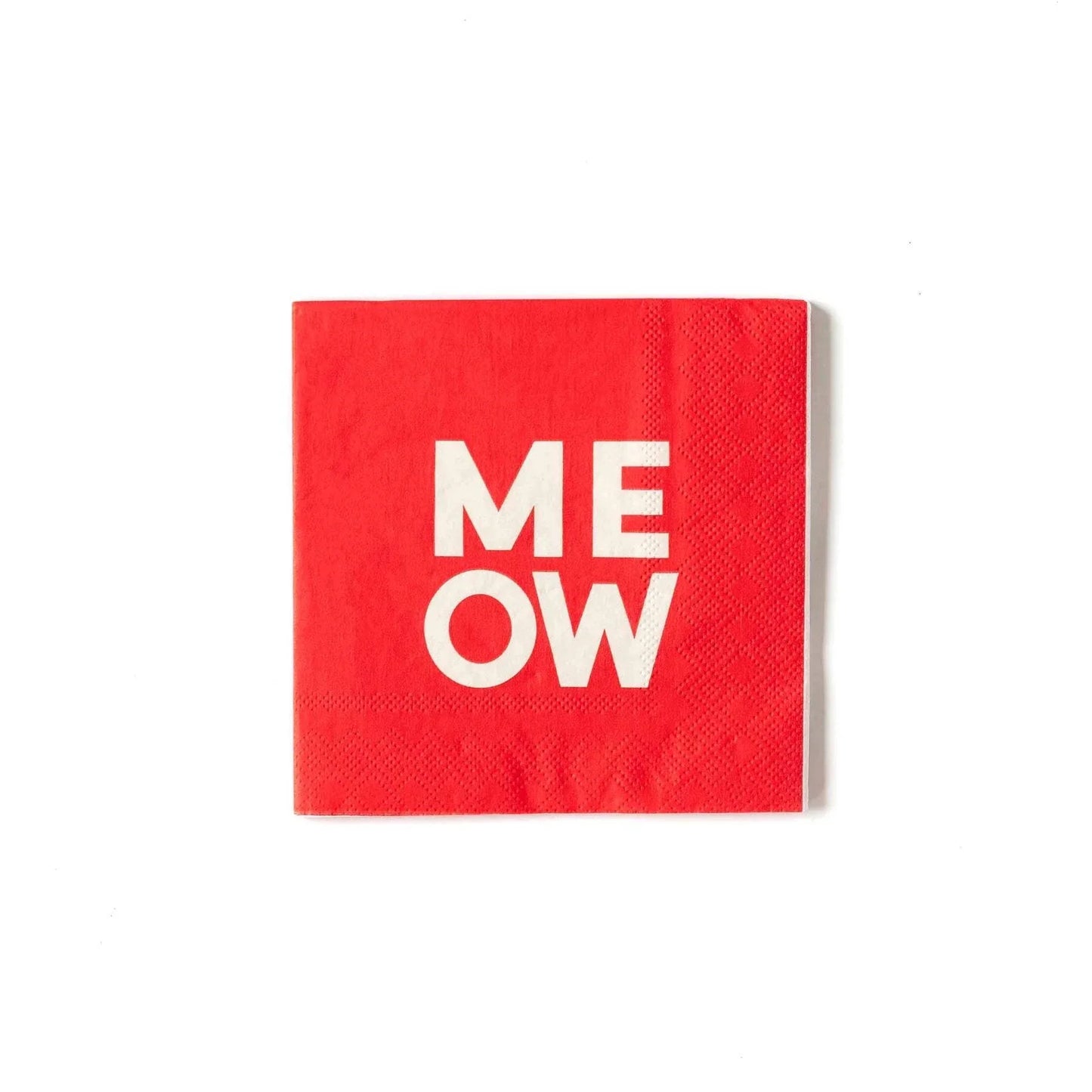 Party Animals Meow cocktail napkins - 25 Pk.