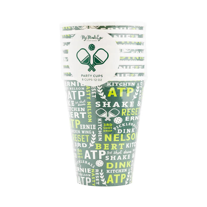 Pickleball Paper cups - 8 Pk.