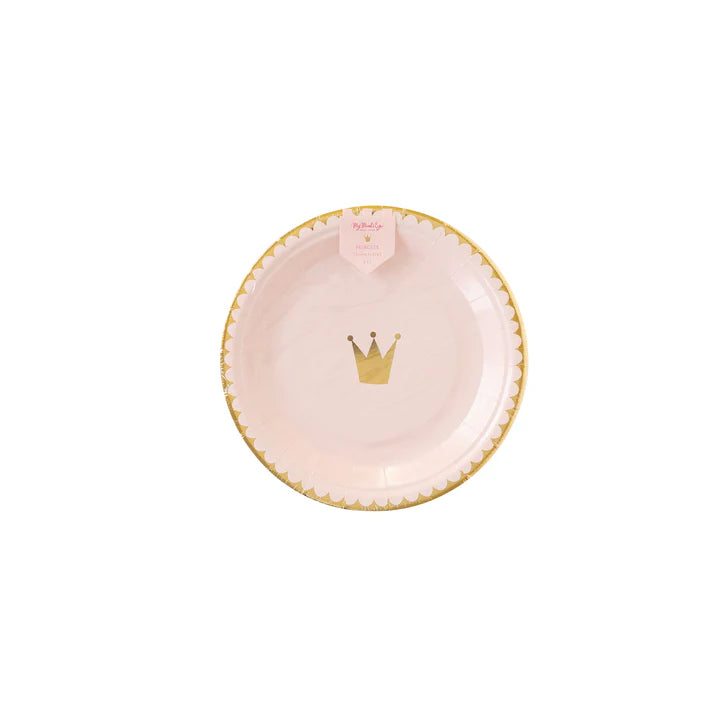 Princess Crown Plate - 8 pk