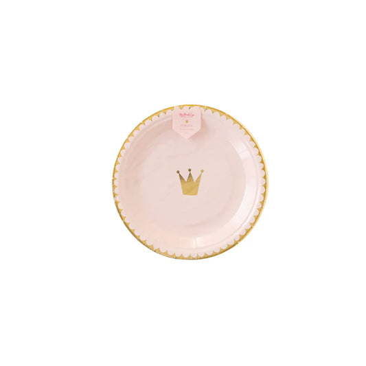 Princess Crown Plate - 8 pk