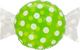 18" Candy dots green Balloon with helium