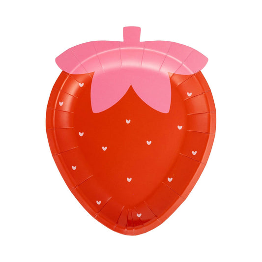 Strawberry Paper Plate - 8 pk