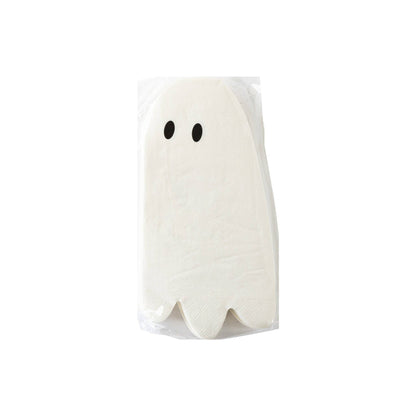 Long Ghost Shaped Paper Dinner Napkin - 18 pk