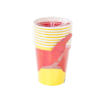 T-Rex Dinosaur Party Cups - 8 pk