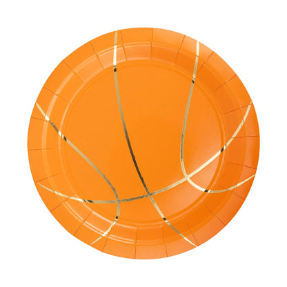 Basketball Paper Plate - 8 pk