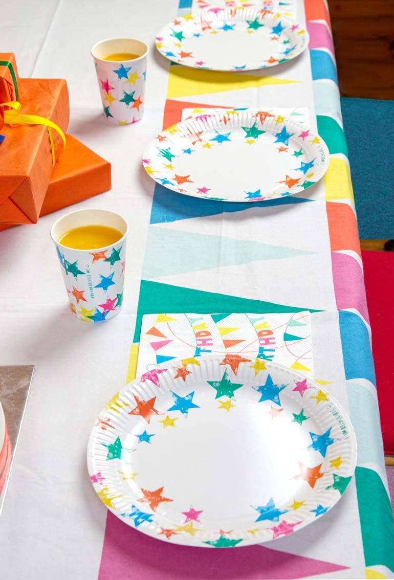 Birthday Brights Star, Home Recyclable Paper Cup - 8 pk.