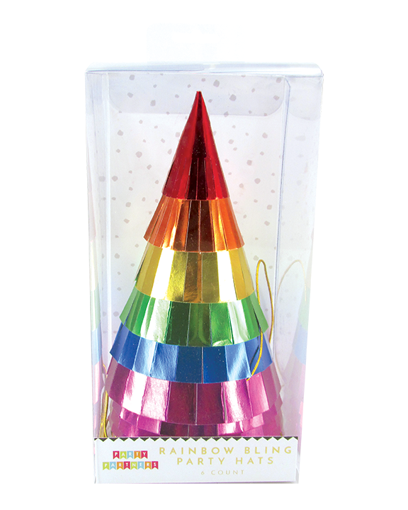 Rainbow Party Hats