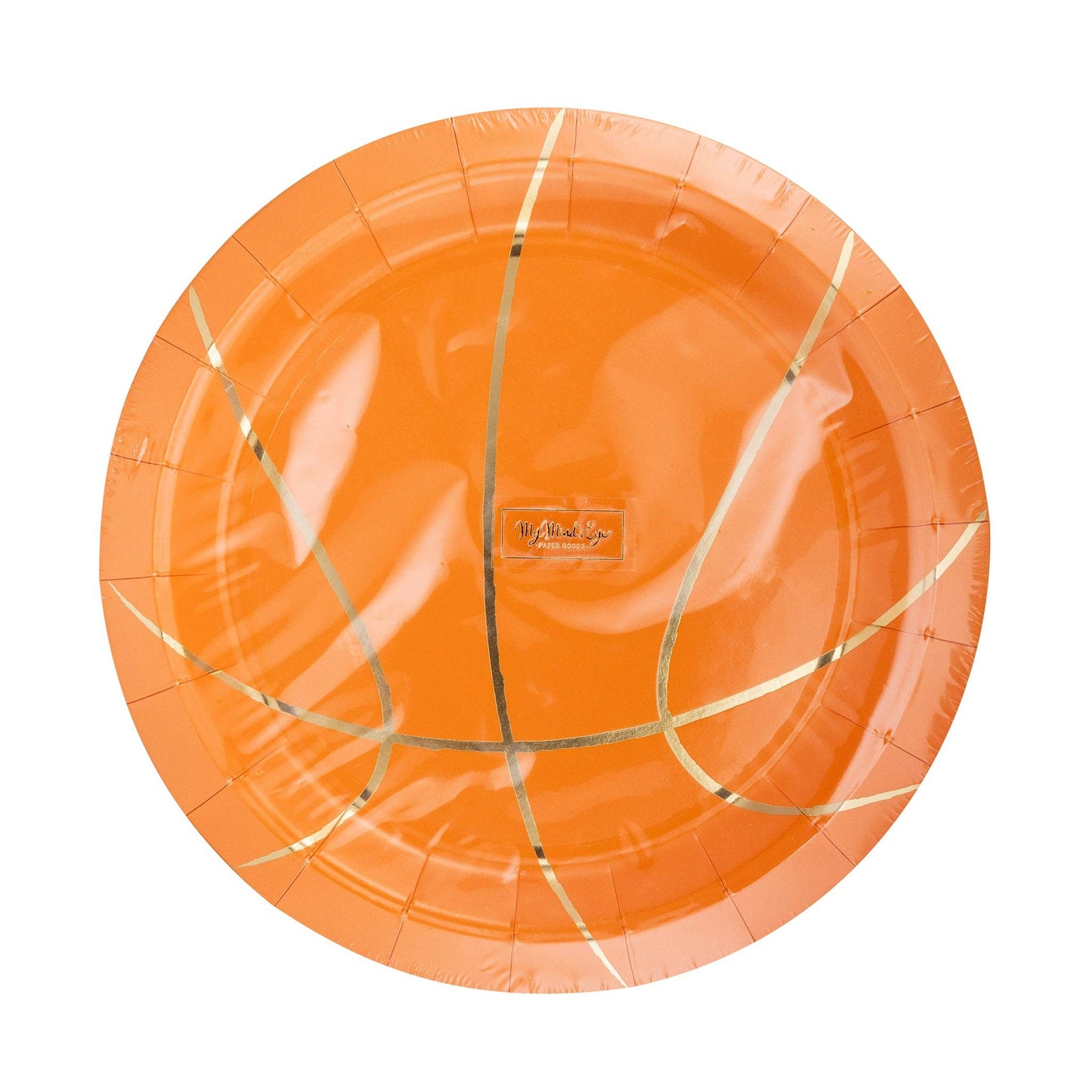 Basketball Paper Plate - 8 pk