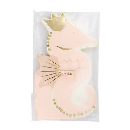 Seahorse Shaped Napkins- 18 pk.