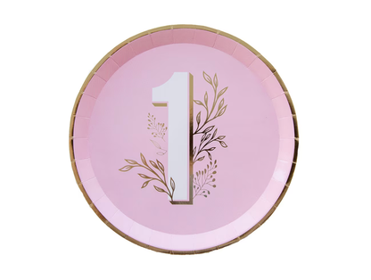 Onederland blue  Dinner Plates - 8 Pk.