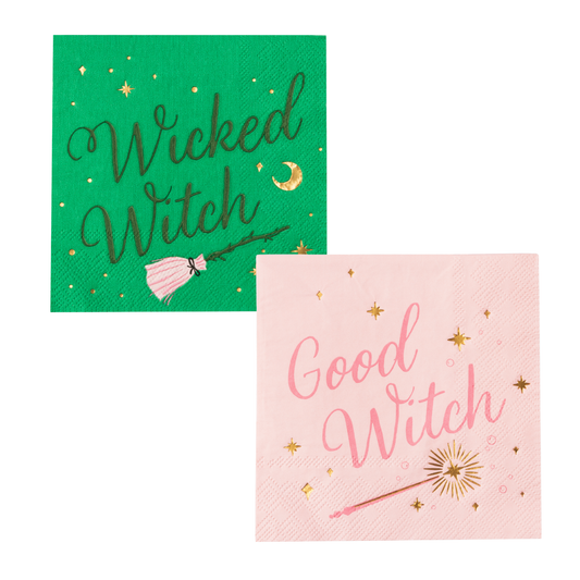 GOOD & WICKED WITCH COCKTAIL NAPKINS - 20 pk