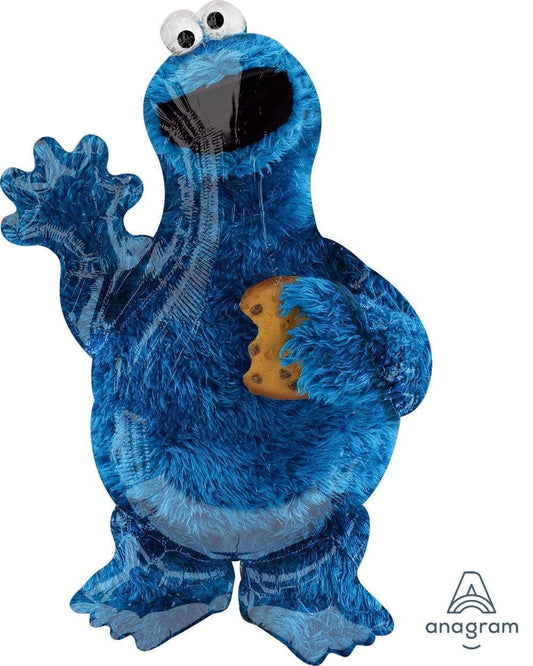 35" Cookie Monster Sesame Street foil Balloon