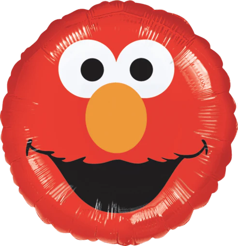 18" Elmo smiles head Balloon with helium