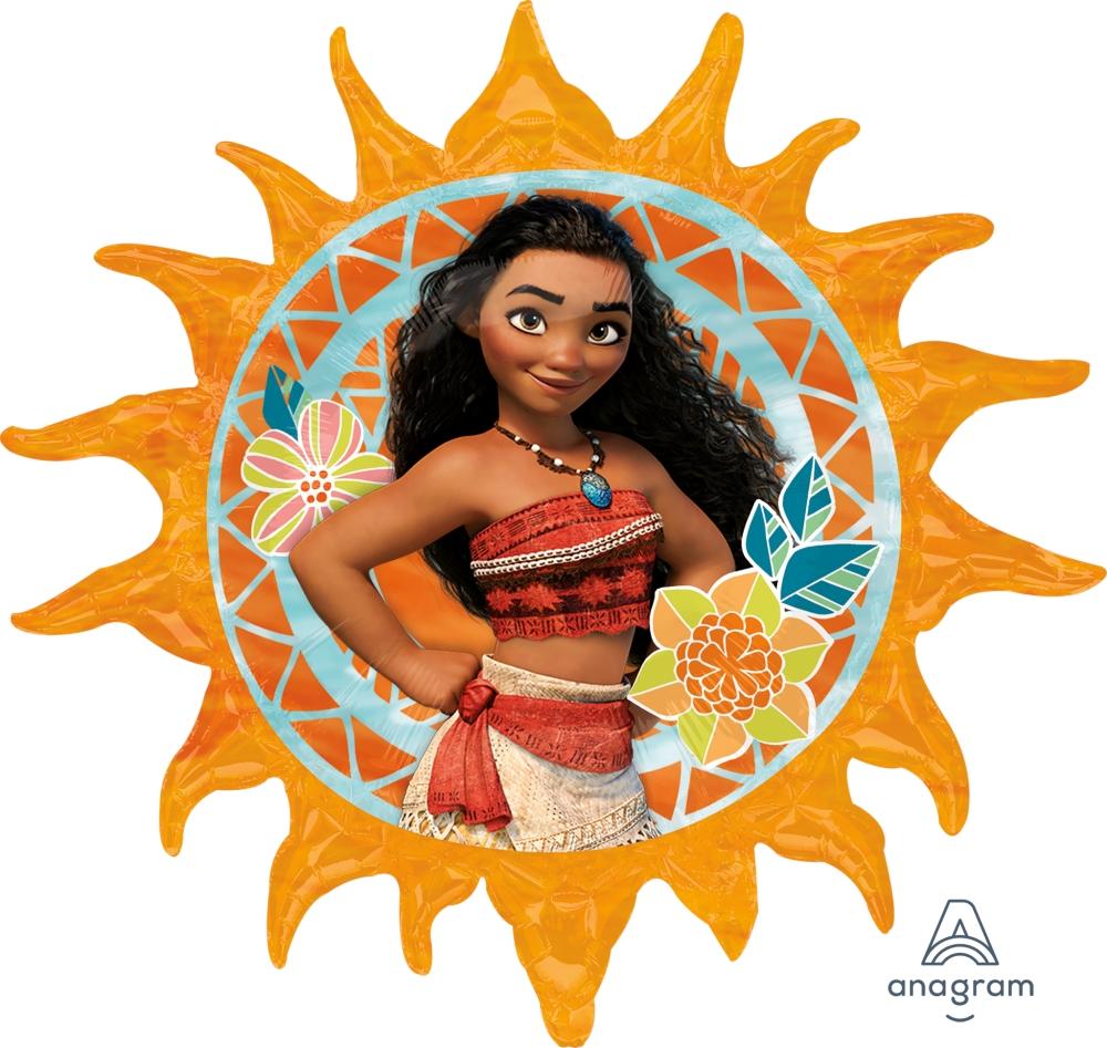 29" Moana sun Balloon with helium