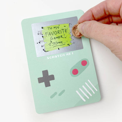 Scratch-off  Valentines - Gamer