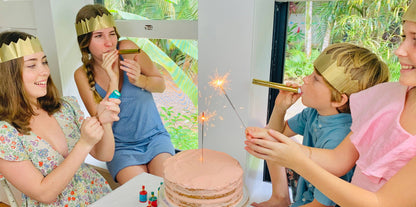 Metallic Gold Tissue Paper Crowns - 8 pk