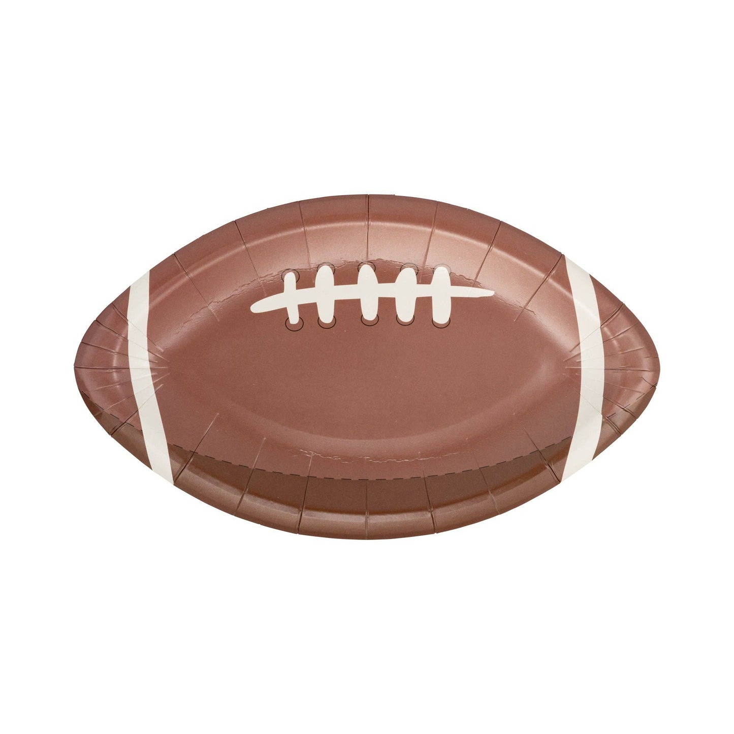 Football Shaped Plate - 8 pk
