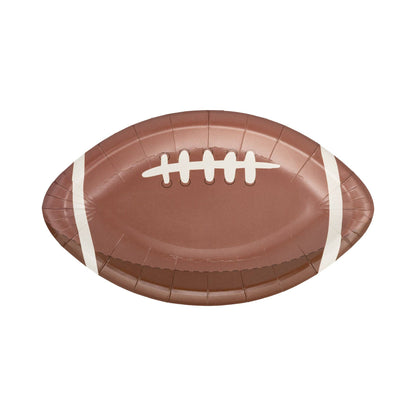 Football Shaped Plate - 8 pk