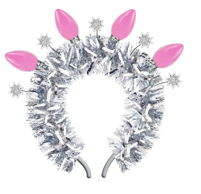 Tinsel Topper Novelty Headband - 1 pk