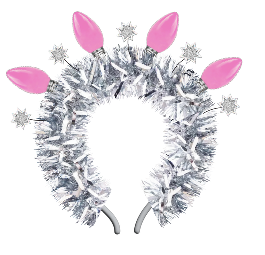 Tinsel Topper Novelty Headband - 1 pk