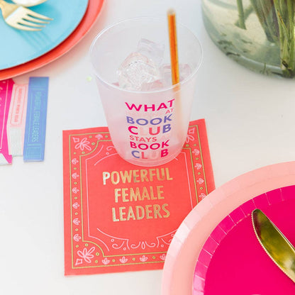 Book Club "Book Cover" Cocktail Napkins - 16 pk