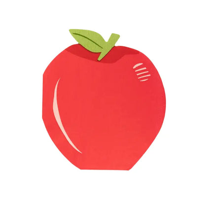 Apple shaped Napkins - 24 Pk.