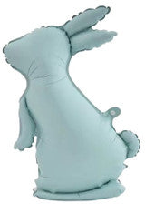 21" Bunny Body blue Pastel foil balloon