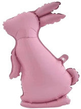 21" Bunny Body Pink Pastel foil balloon